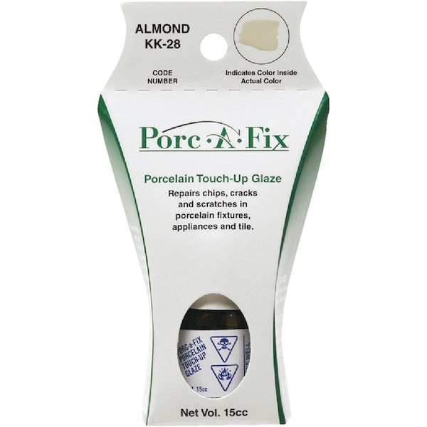 Fixture-Fix Porc-A-Fix Kohler Almond Porcelain Touch-up Paint, 15cc KK-28 - main